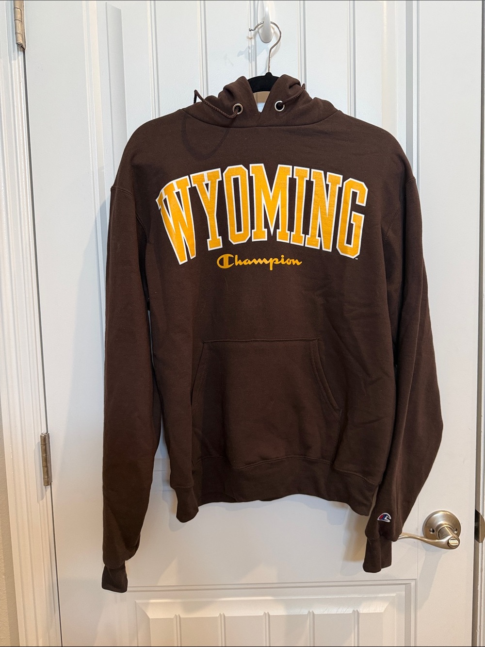 Champion Wyoming Brown Pullover Hoodie